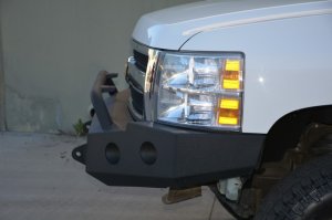 Chevrolet Silverado 1500 Bumper - Front - DV8 Offroad - Steel, 2 Stage Powder Coat Finish - Black Powdercoat - `07-`13
